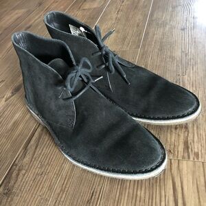 Clarks Originals Friya Desert Black Suede Boots